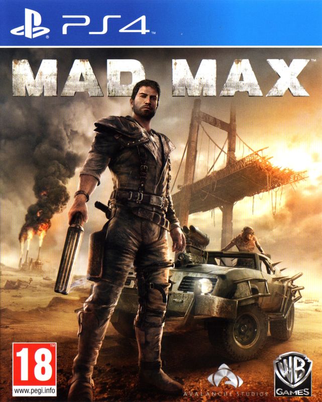 Mad Max box art for Playstation 4